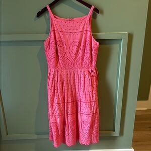 Charter Club Pink Eyelet Dress